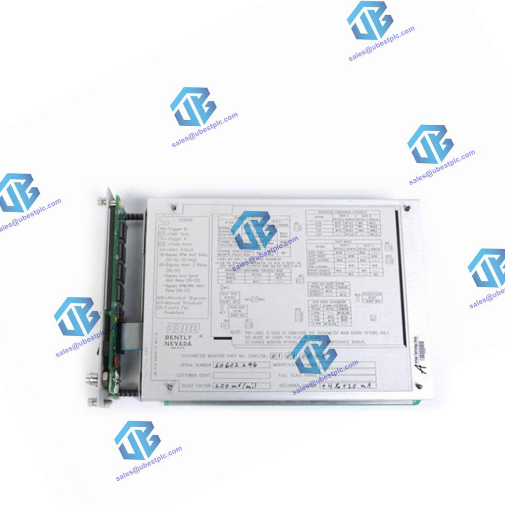 3300/16-15-01-03-00-00-02 Podwójny monitor wibracyjny Bently Nevada XY/GAP