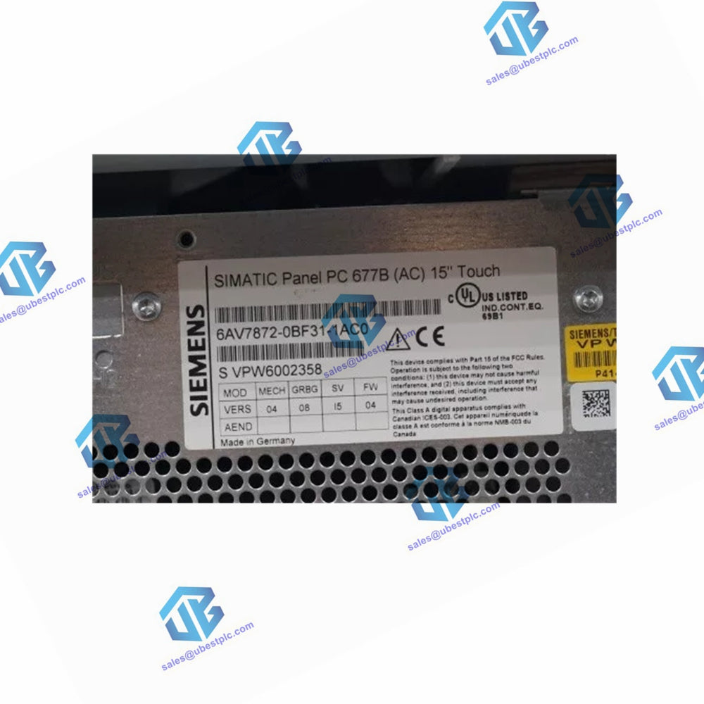 Siemens 6AV7872-0BF31-1AC0 Panel PC 677B