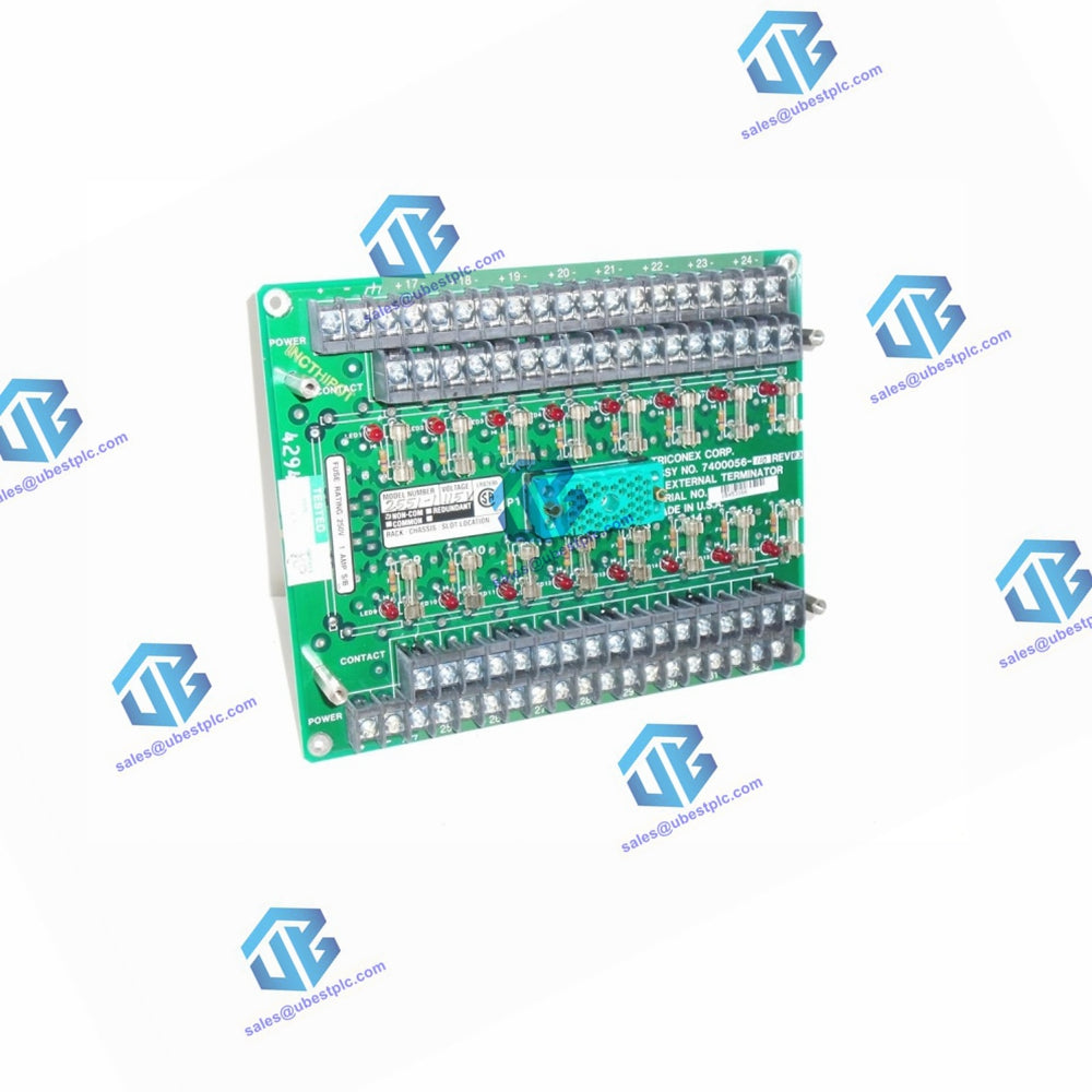 Triconex 2551 7400056-110 Tablero de terminales externo de entrada DI