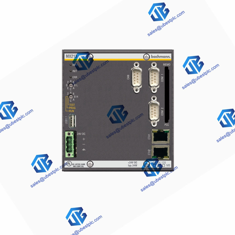 Bachmann MX213 CPU Module | 266MHz Industrial Controller