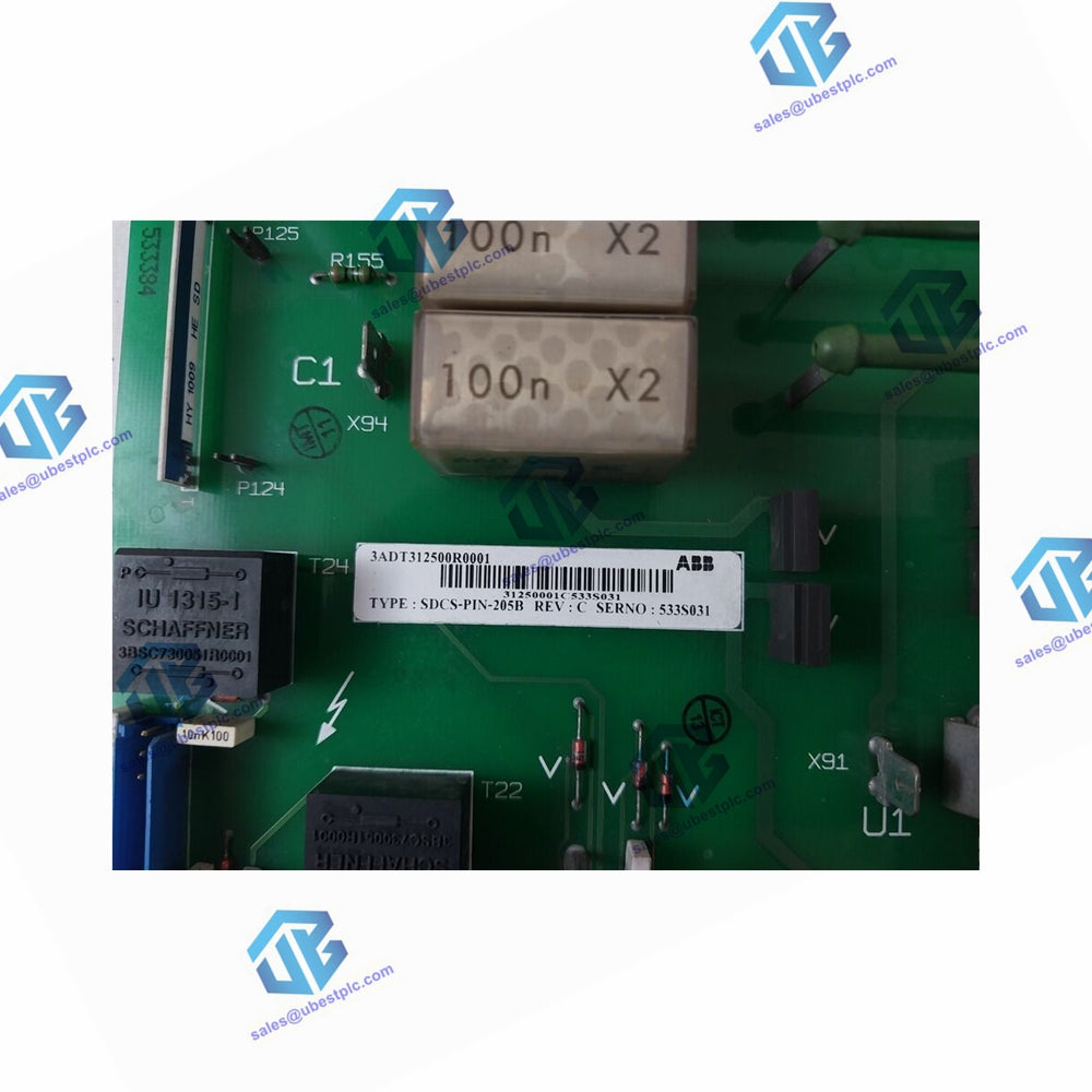 Carte d'interface d'alimentation ABB 3ADT312500R0001 SDCS-PIN-205B