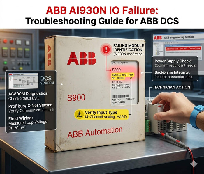 ABB AI930N IO Failure Troubleshooting Guide for ABB DCS