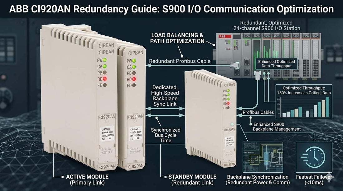 ABB CI920AN Redundancy Guide S900 IO Communication Optimization
