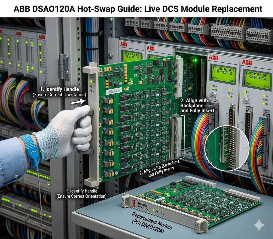 ABB DSAO120A Hot-Swap Guide: Live DCS Module Replacement