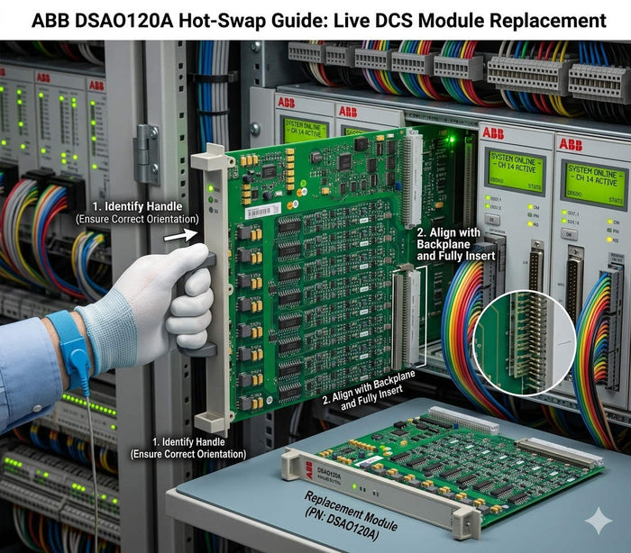 ABB DSAO120A Hot-Swap Guide: Live DCS Module Replacement