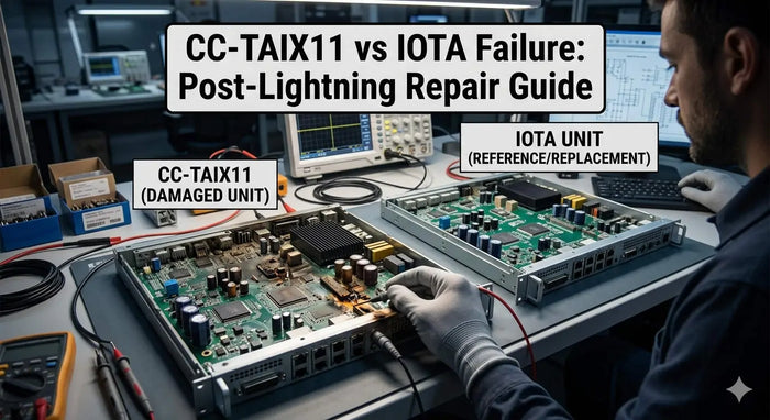 CC-TAIX11 vs IOTA Failure Post-Lightning Repair Guide