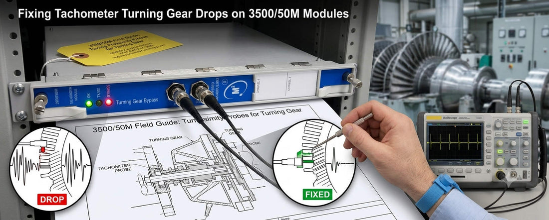 Fixing Tachometer Turning Gear Drops on 3500/50M Modules