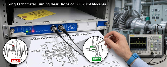 Fixing Tachometer Turning Gear Drops on 3500/50M Modules
