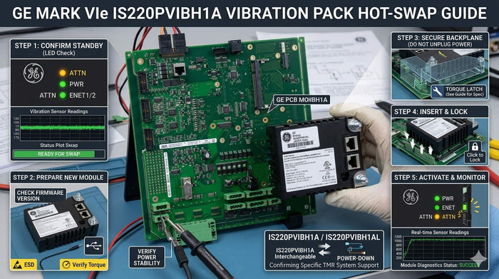 GE Mark VIe IS220PVIBH1A Vibration Pack Hot-Swap Guide