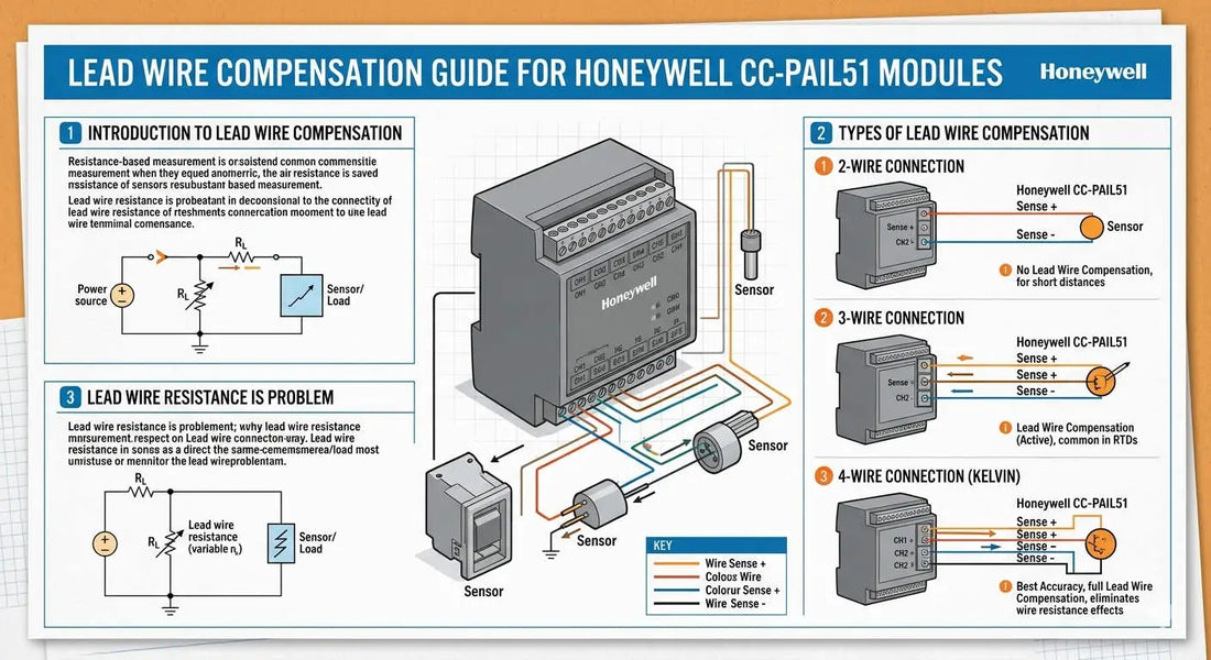 Lead Wire Compensation Guide for Honeywell CC-PAIL51 Modules
