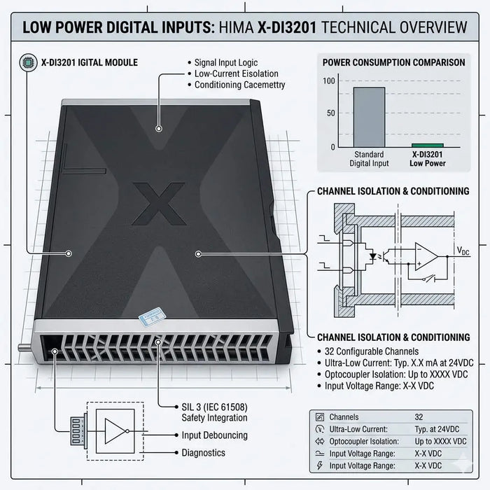 Low Power Digital Inputs: HIMA X-DI3201 Technical Overview