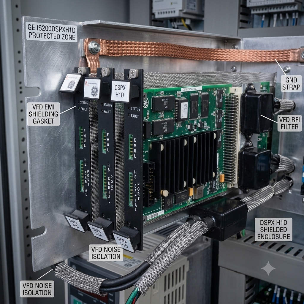 Protecting GE IS200DSPXH1D Boards from VFD Noise