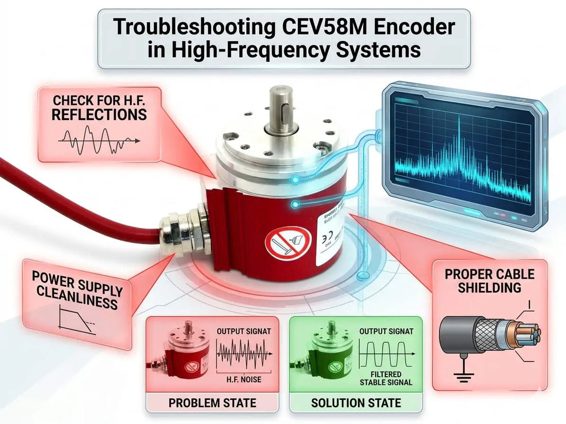 Troubleshooting CEV58M Encoder in High-Frequency Systems