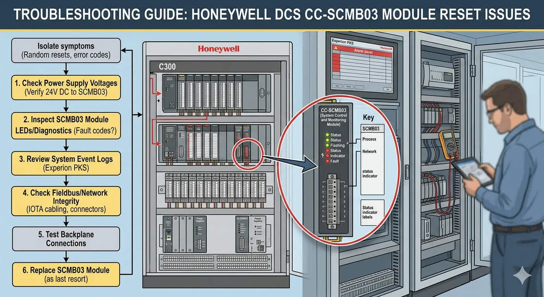 Troubleshooting Honeywell DCS CC-SCMB03 Module Reset Issues