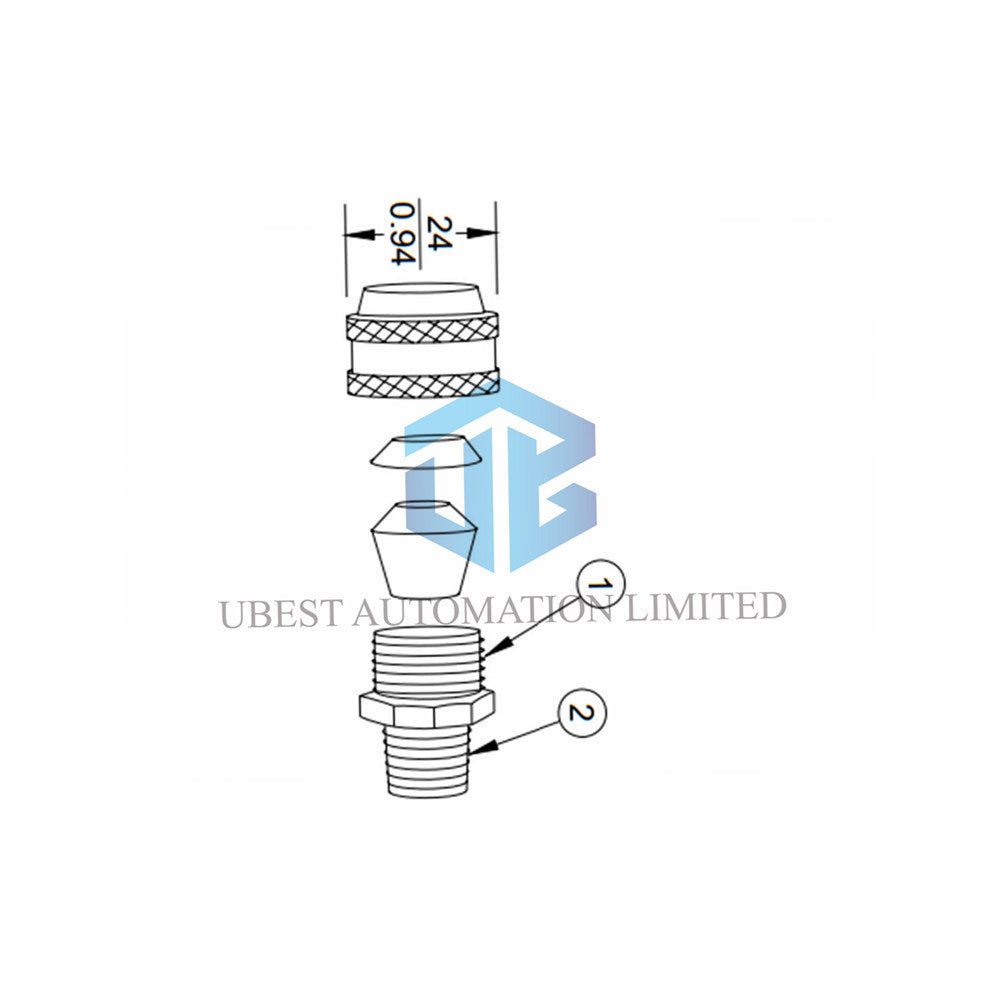 Bently Nevada 10076-02 Coaxial Transducer Cable Seal Assembly
