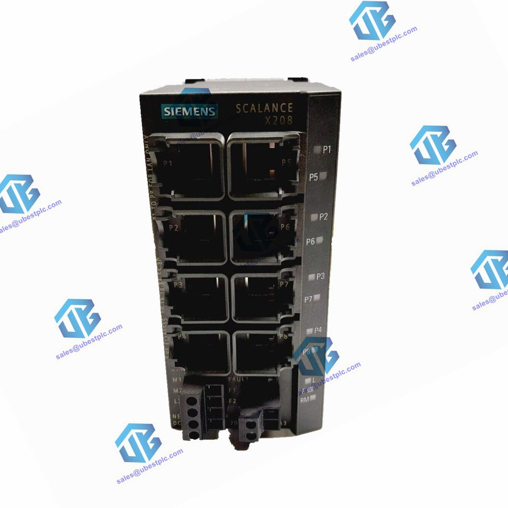 Siemens 6GK5208-0BA10-2AA3 SCALANCE X208 Yönetilen IE Anahtarı