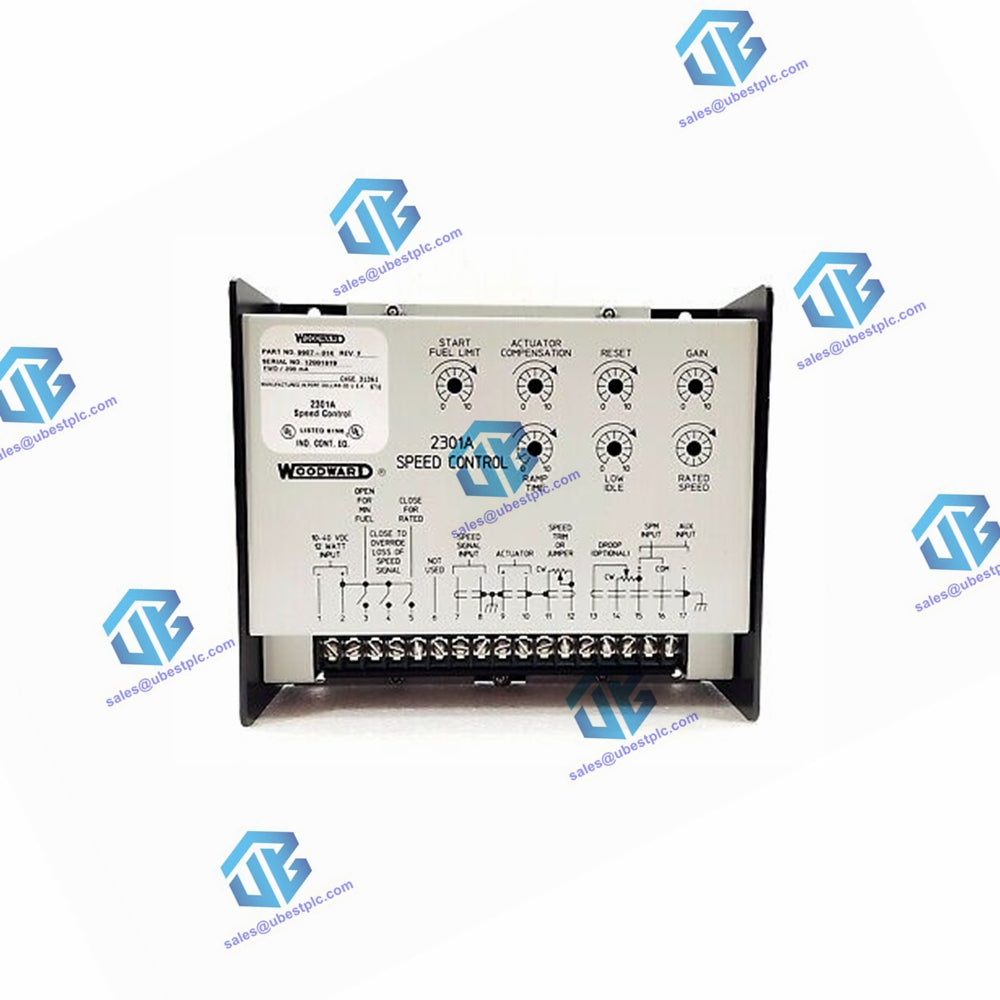 9907-014 Woodward 2301A Forward Acting Speed Control