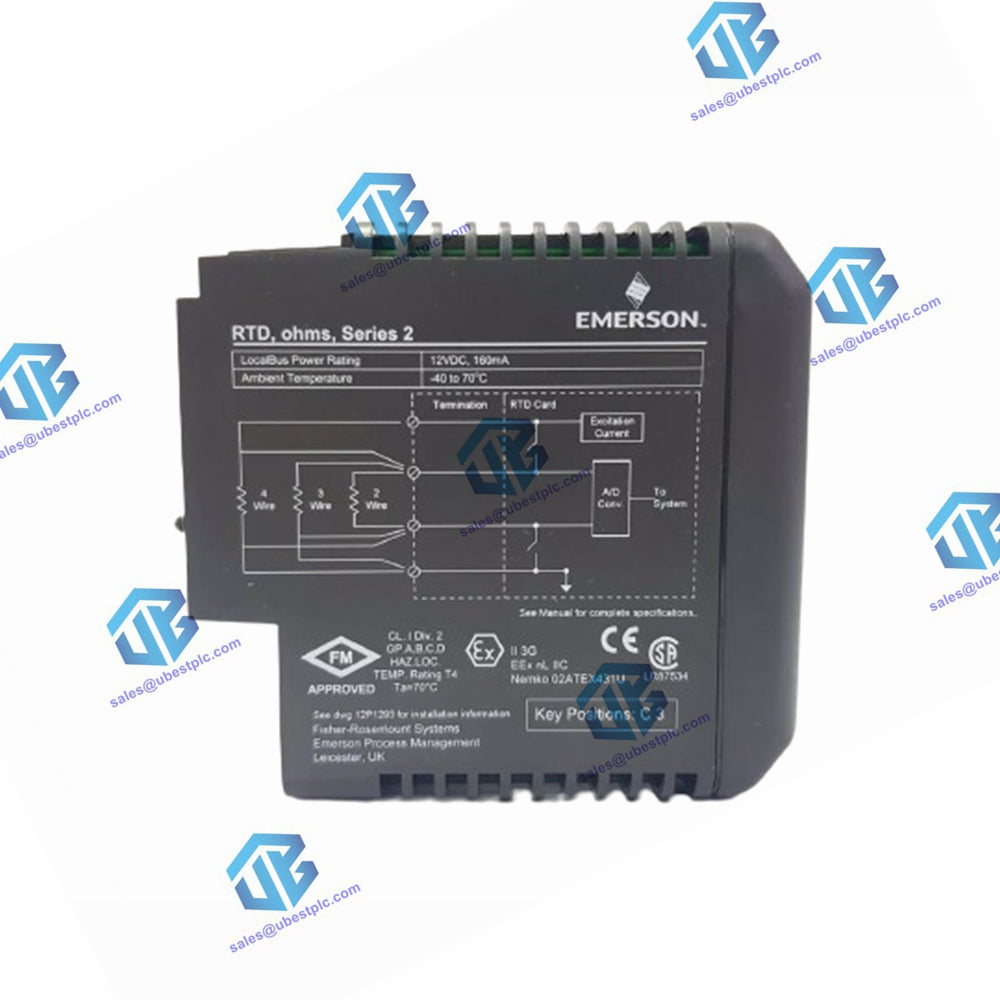 KJ3225X1-BA1 Emerson | RTD / Resistance Input Card