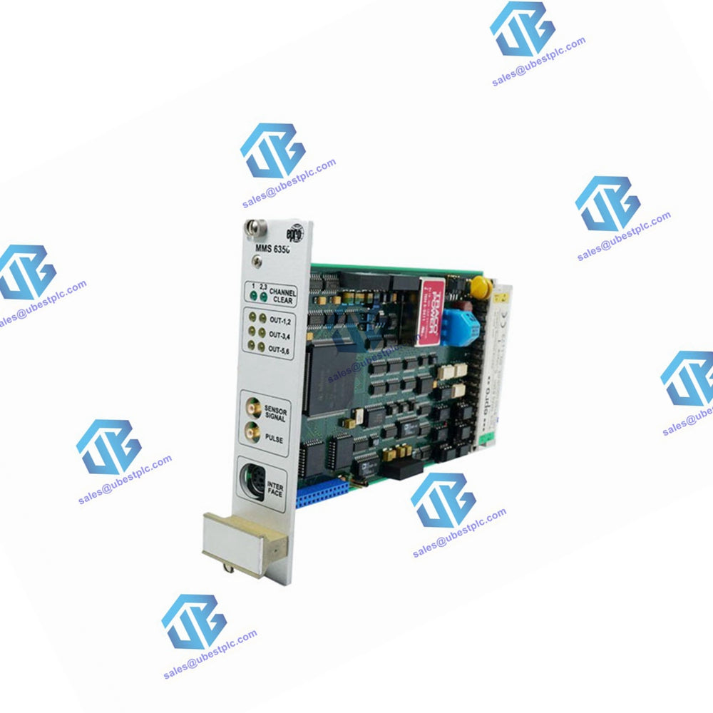 Prosesor Papan Kontrol Modul MMS6350/DP Emerson EPRO
