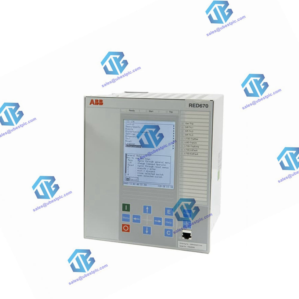 Red670 Rear View RED670 ABB Line Differential Protection Relay – Ubest Automation Limited